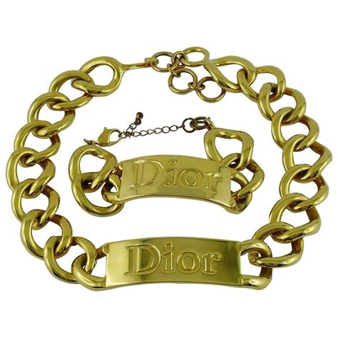 dior necklace chain price|christian dior chunky necklace.